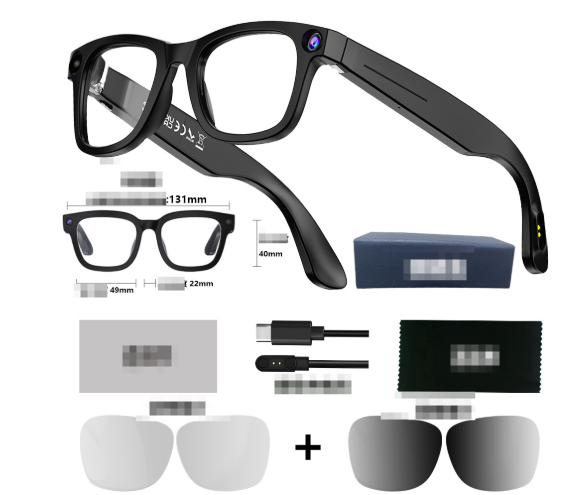 AI Smart Camera Glasses – Record Hands-Free in HD