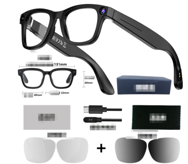AI Smart Camera Glasses – Record Hands-Free in HD