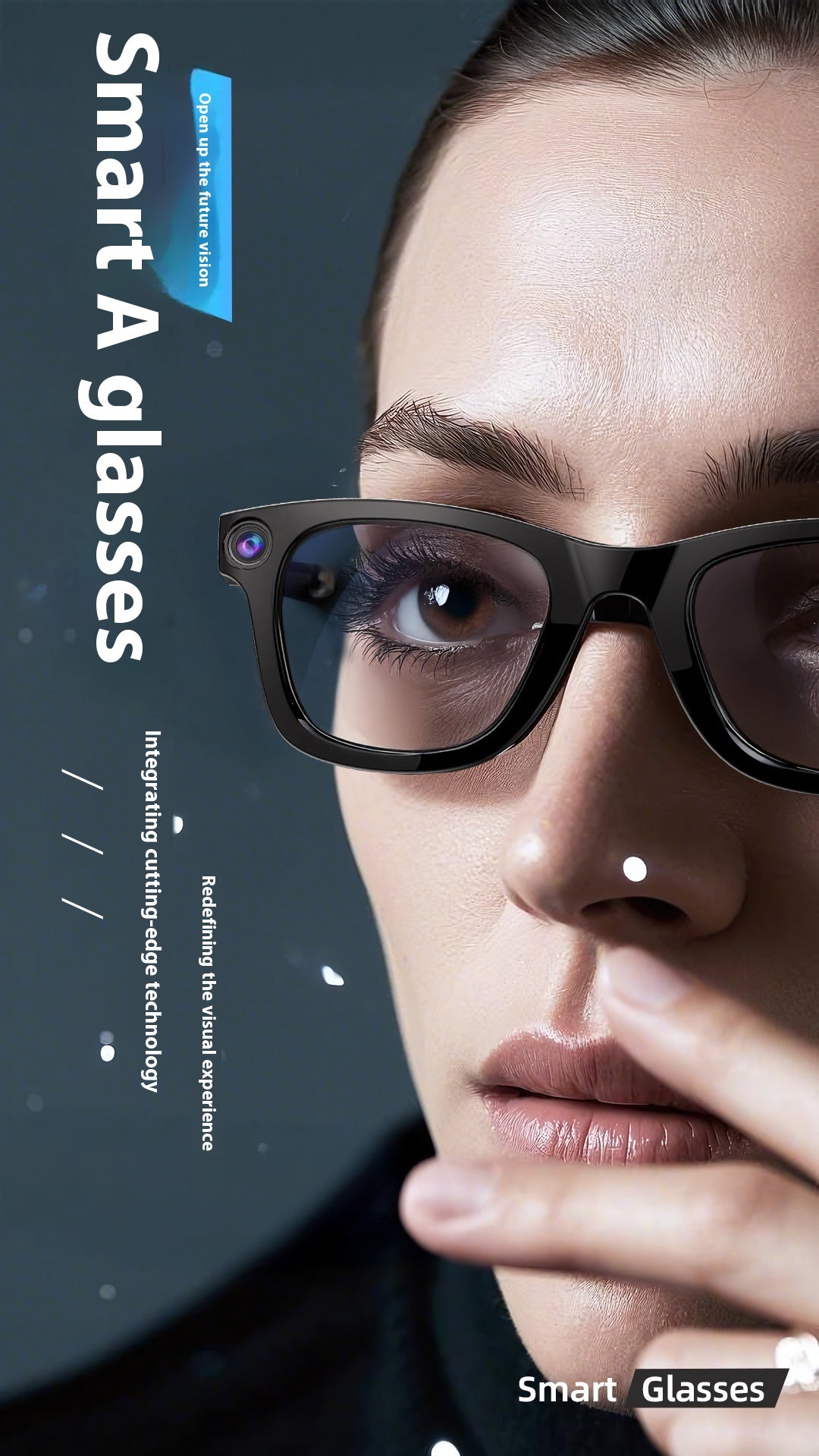 AI Smart Camera Glasses – Record Hands-Free in HD
