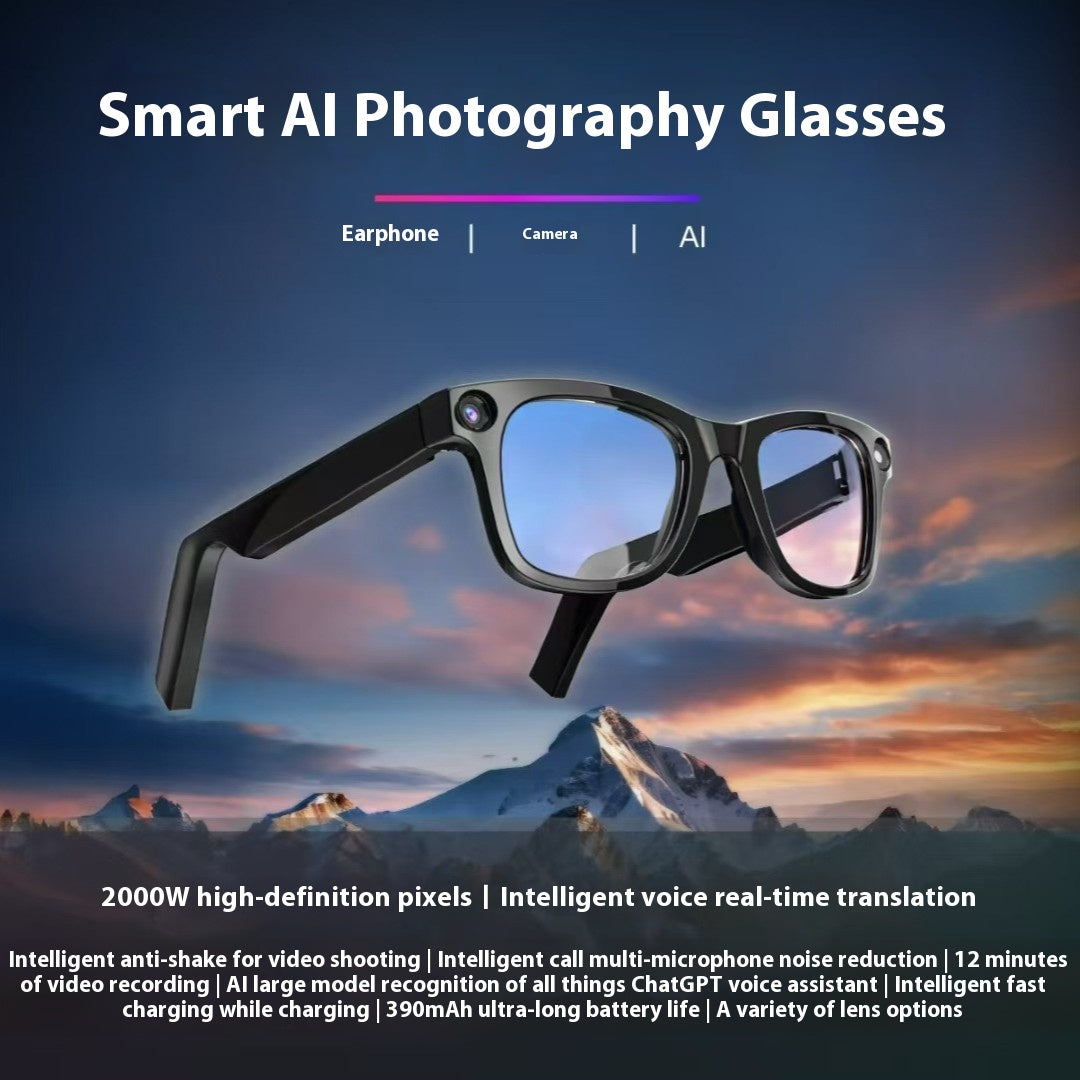 AI Smart Camera Glasses – Record Hands-Free in HD